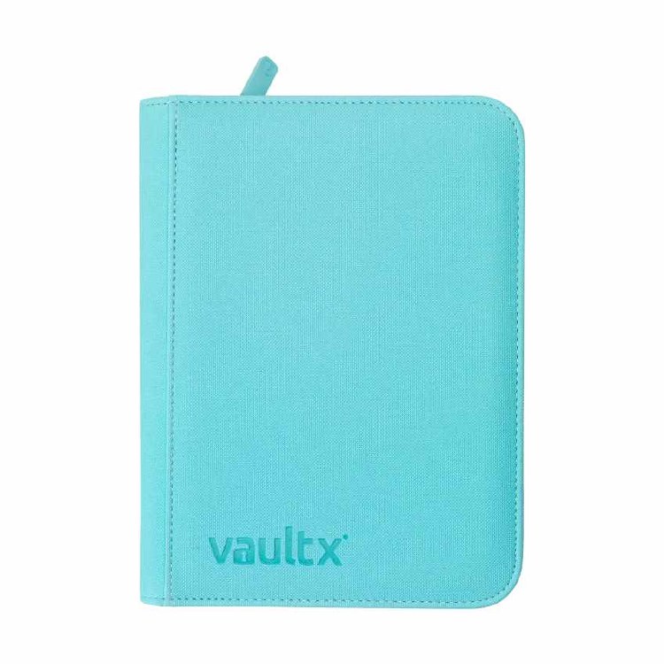 4-Pocket Zip Binder Pastel Blue