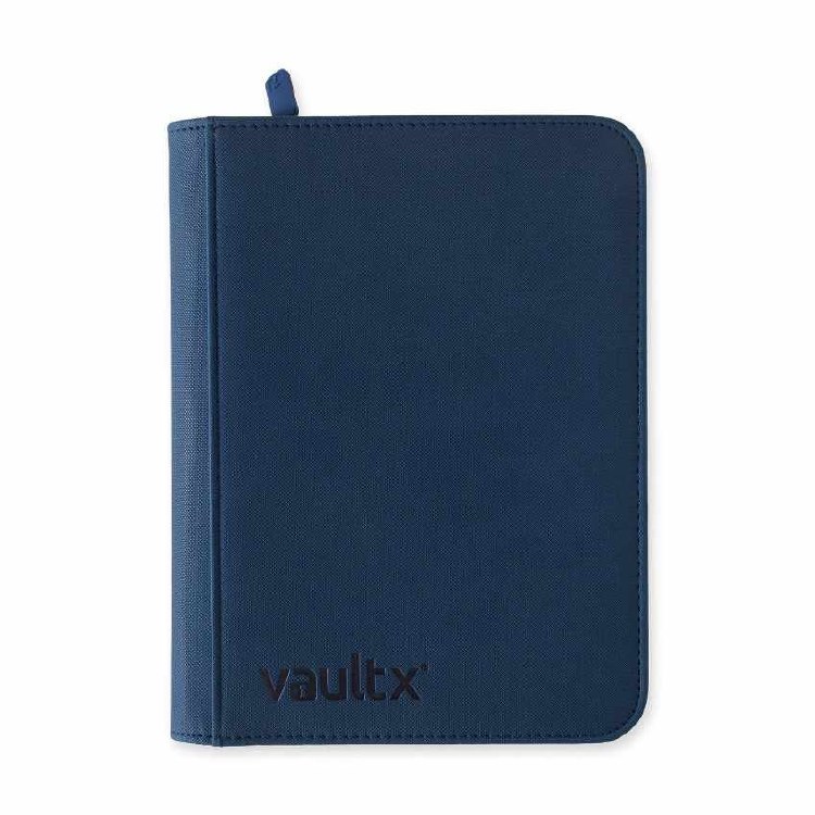 4-Pocket Zip Binder Royal Blue