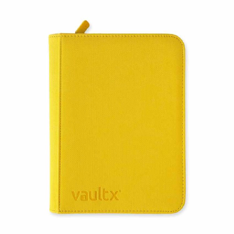 4-Pocket Zip Binder Sunrise Yellow