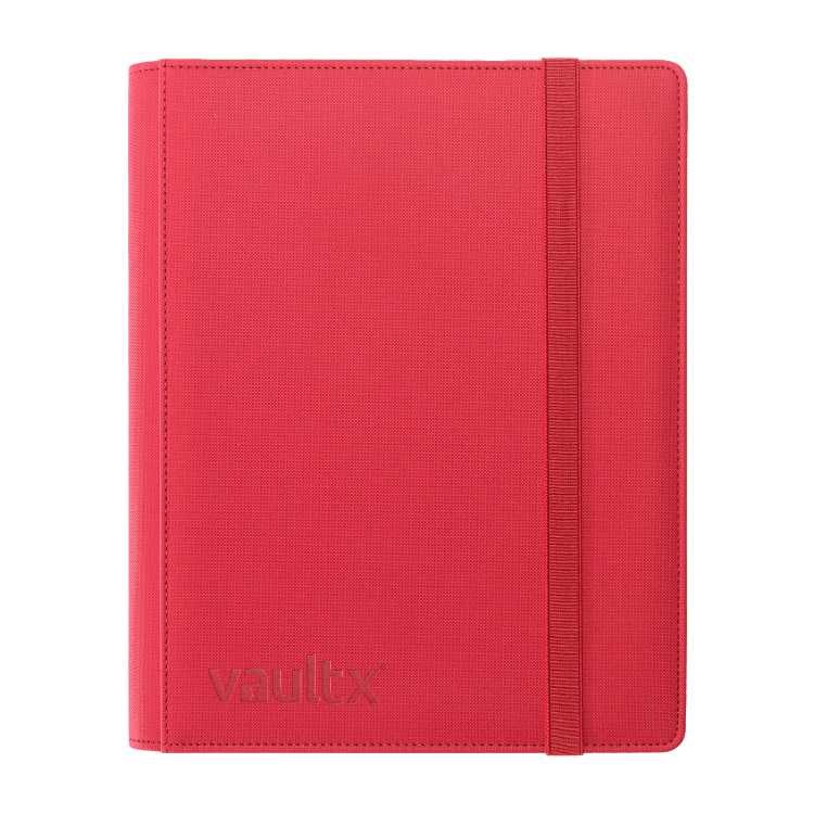 9-Pocket Strap Binder Fire Red