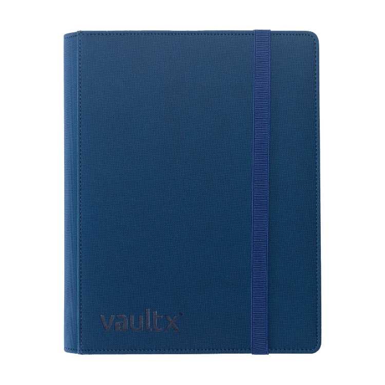 9-Pocket Strap Binder Royal Blue