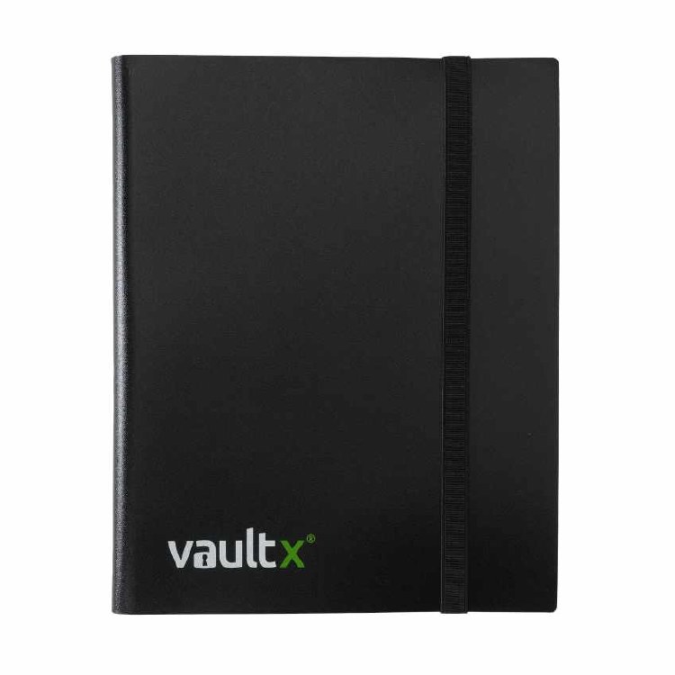 9-Pocket Strap Binder Black