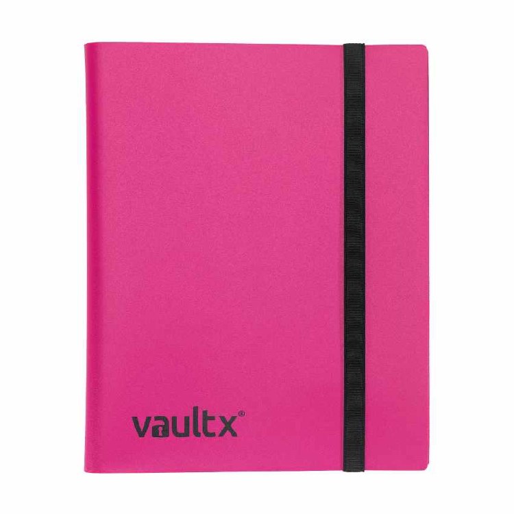 9-Pocket Strap Binder Pink