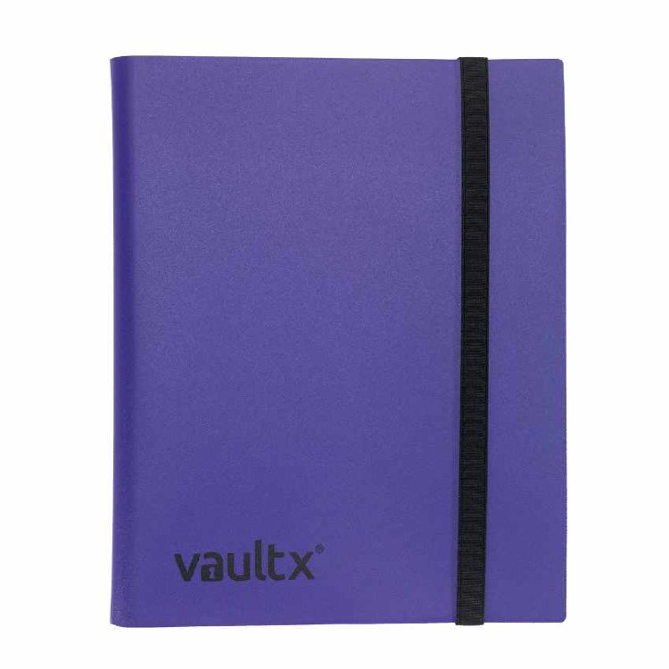 9-Pocket Strap Binder Purple