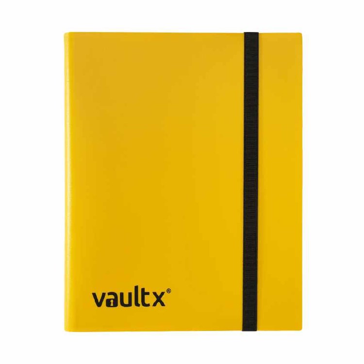 9-Pocket Strap Binder Yellow