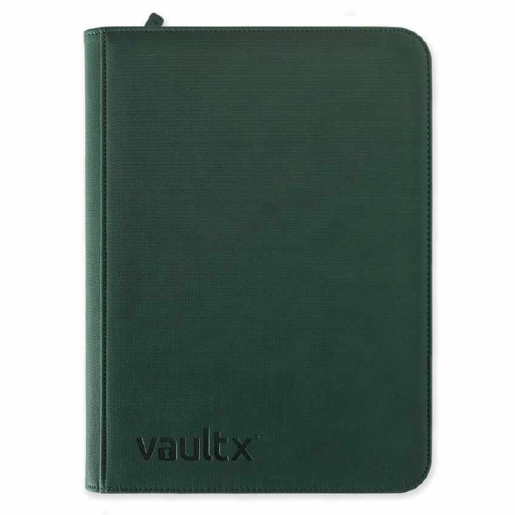 9-Pocket Zip Binder Forest Green