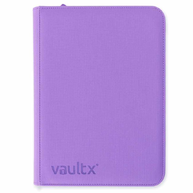 9-Pocket Zip Binder Just Purple