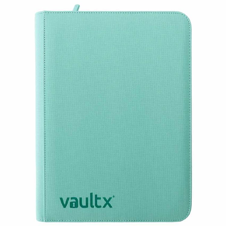 9-Pocket Zip Binder Mint Green