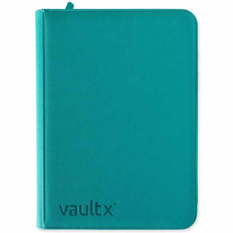 9-Pocket Zip Binder Ocean Blue