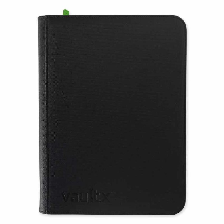 9-Pocket Zip Binder Signature Black