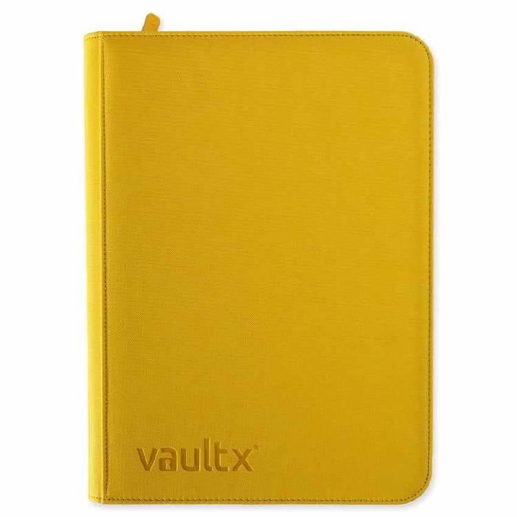 9-Pocket Zip Binder Sunrise Yellow