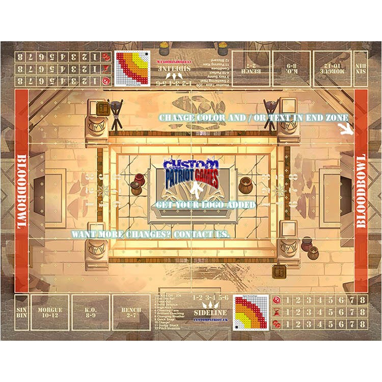 Blood Bowl 3.0 Elevens - Egyptian Tomb with Customisation