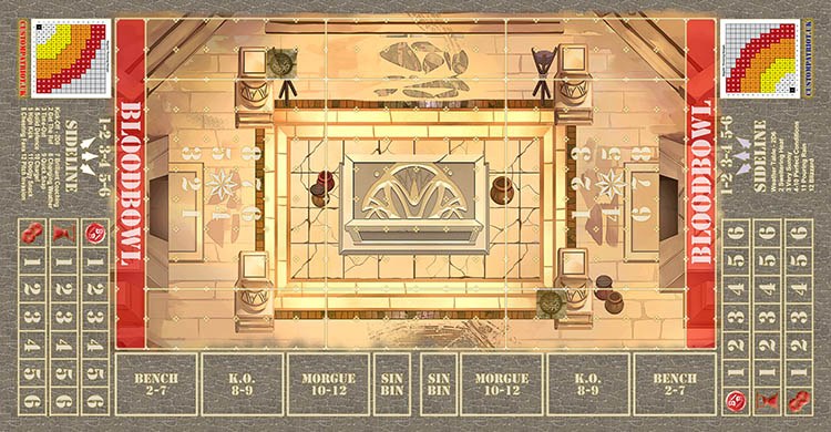 Blood Bowl 3.0 Sevens XL - Egyptian Tomb