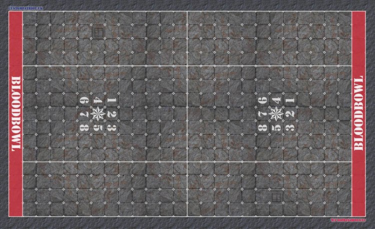 Blood Bowl 3.0 Elevens Pitch Only - Stone Dungeon