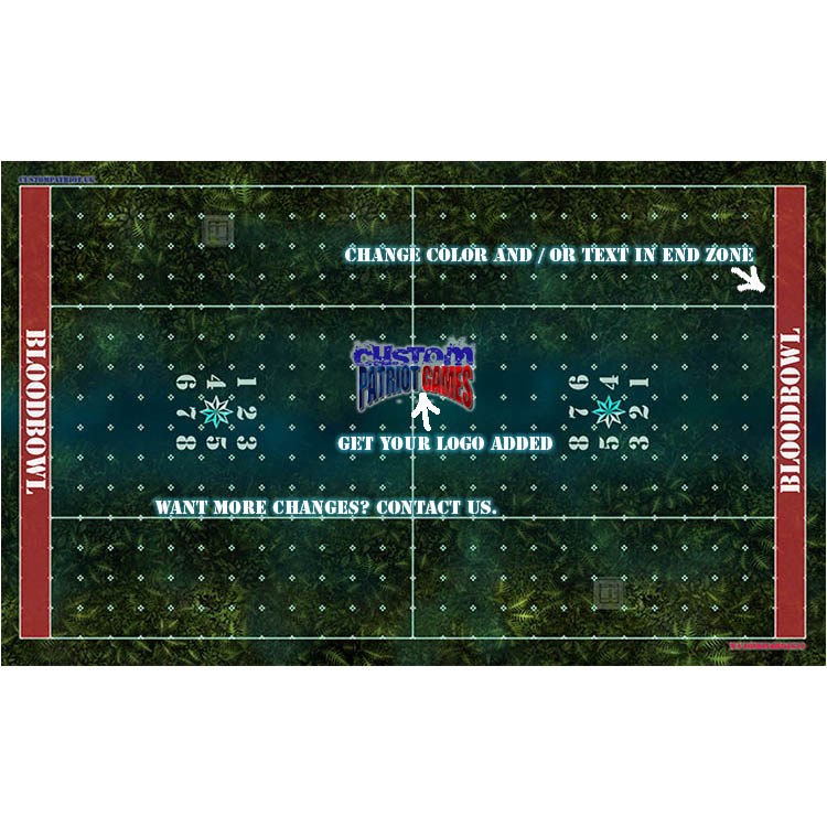 Blood Bowl 3.0 Elevens Pitch Only - Amazon with Customisation