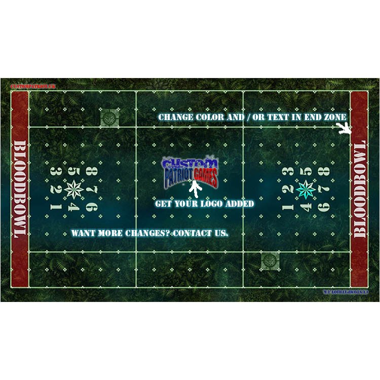 Blood Bowl 3.0 Sevens Pitch Only - Amazon with Customisation