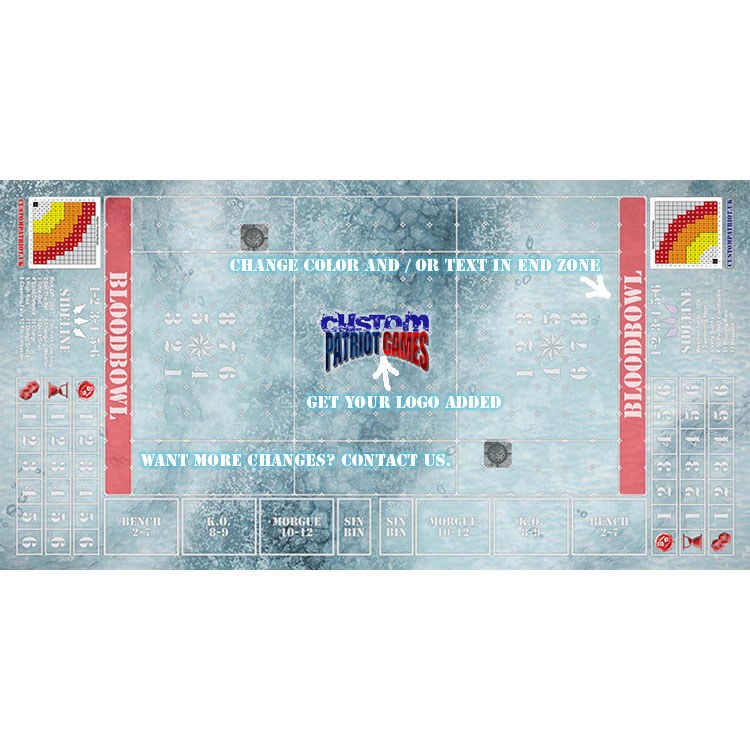 Blood Bowl 3.0 Sevens XL - Winter Blizzard with Customisation