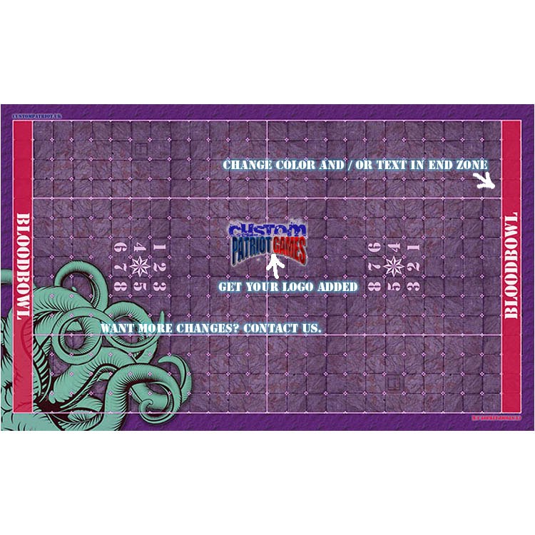 Blood Bowl 3.0 Elevens Pitch Only - Dark Elf with Customisation