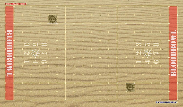 Blood Bowl 3.0 Sevens Pitch Only - Desert