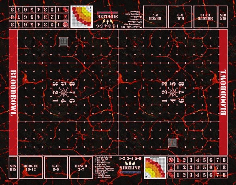 Blood Bowl 3.0 Elevens XL - Lava