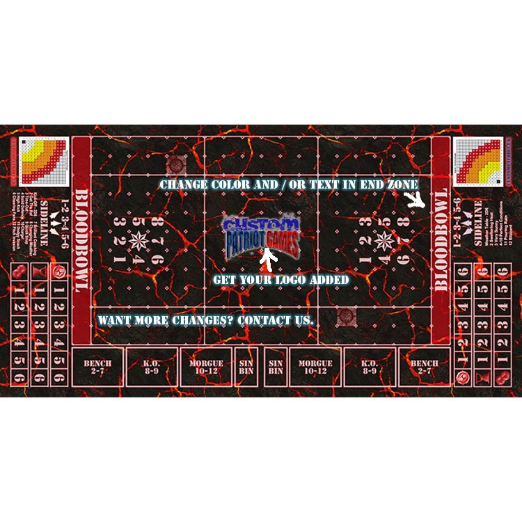 Blood Bowl 3.0 Sevens - Lava with Customisation
