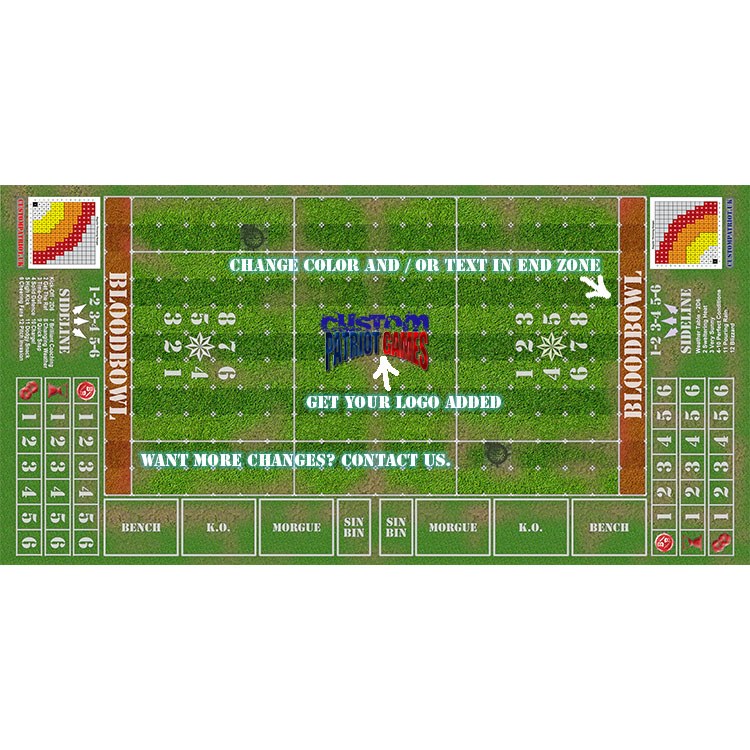 Blood Bowl 3.0 Sevens - Muddy Grass with Customisation