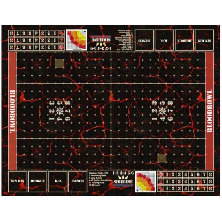 Blood Bowl Full Size - Lava