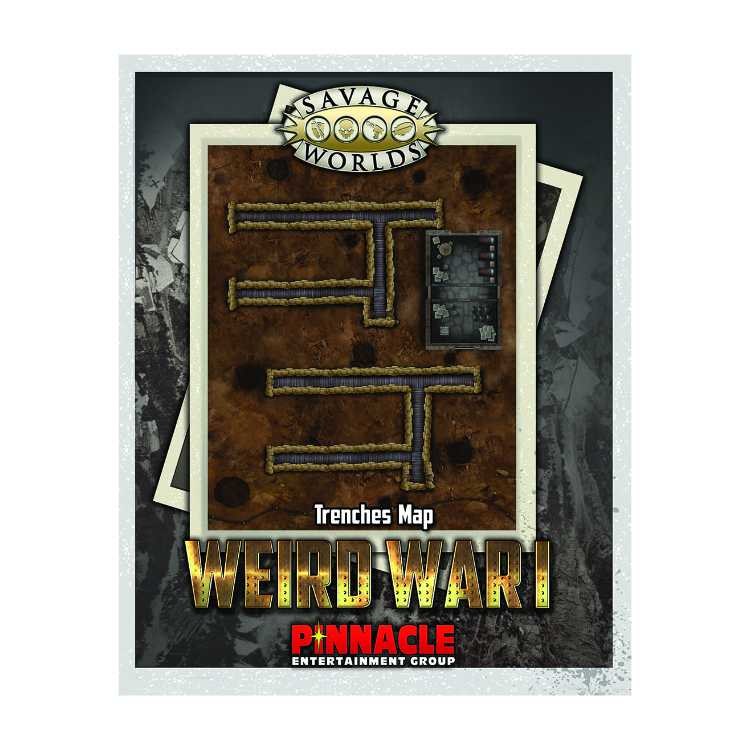 Weird War I Combat Map: Trenches + Bridge