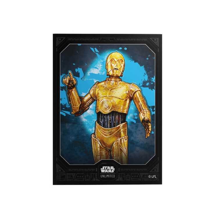 Star Wars™: Unlimited Art Sleeves, C-3PO, Standard Size (60ct)