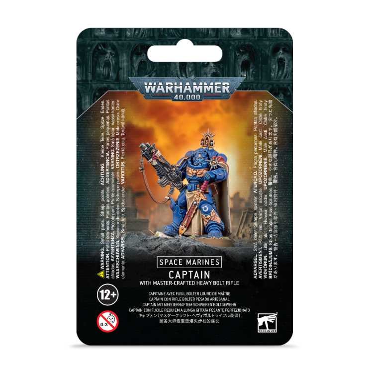 Captain in Gravis Armour with Master-crafted Heavy Bolt Rifle