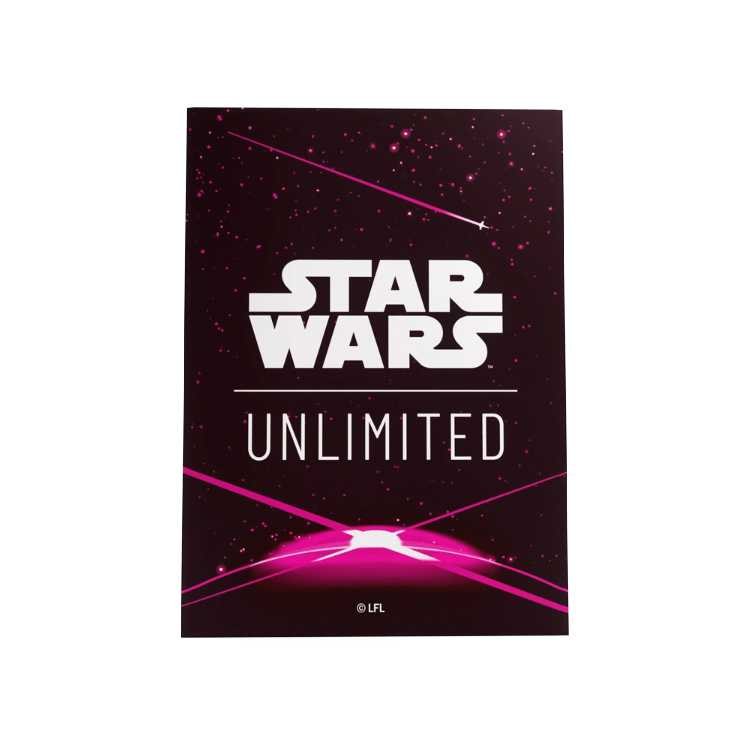 Star Wars™: Unlimited Art Sleeves, Card Back Magenta, Standard Size (60ct)