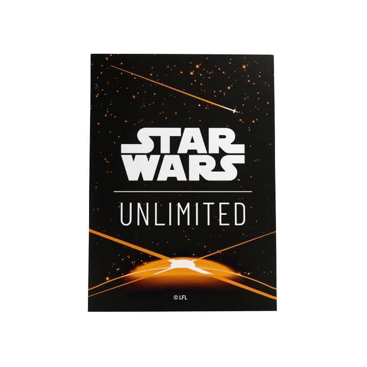 Star Wars™: Unlimited Art Sleeves, Card Back Orange, Standard Size (60ct)