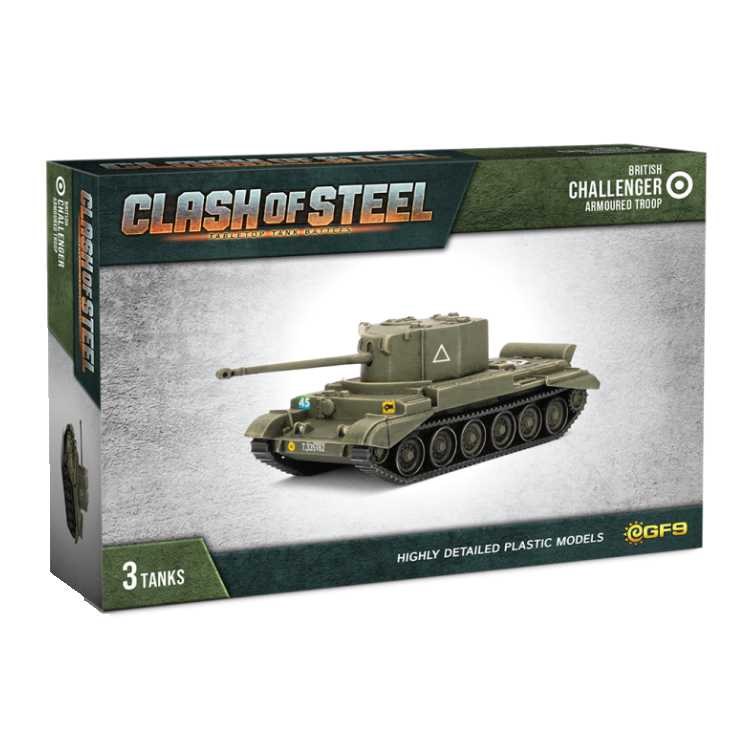 British Challenger Armoured Troop - 3 Tanks