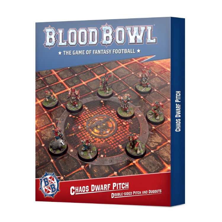 Chaos Dwarf Team: Double-sided Pitch and Dugouts Set