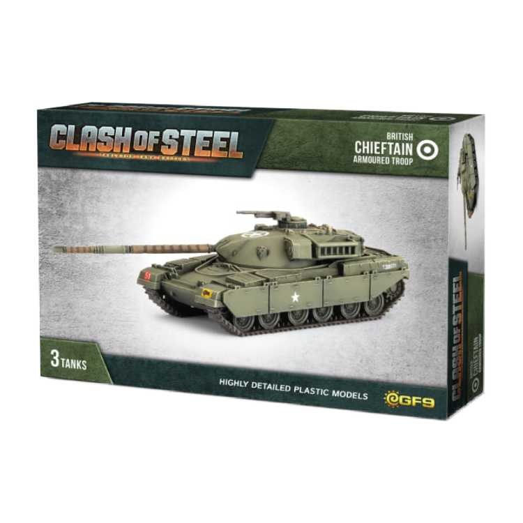 British Chieftain Armoured Troop - 3 Tanks