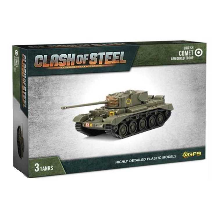 British Comet Armoured Troop - 3 Tanks