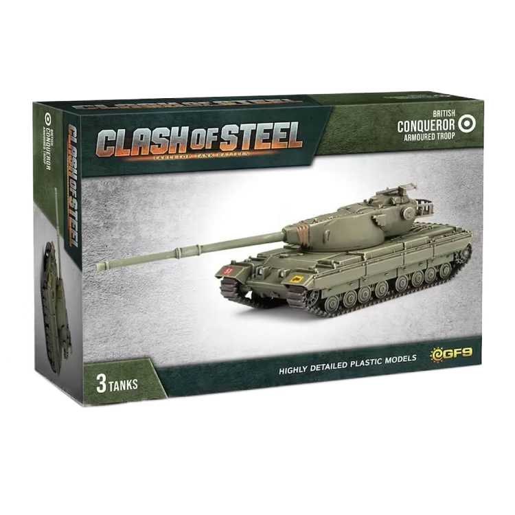 British Conqueror Armoured Troop - 3 Tanks