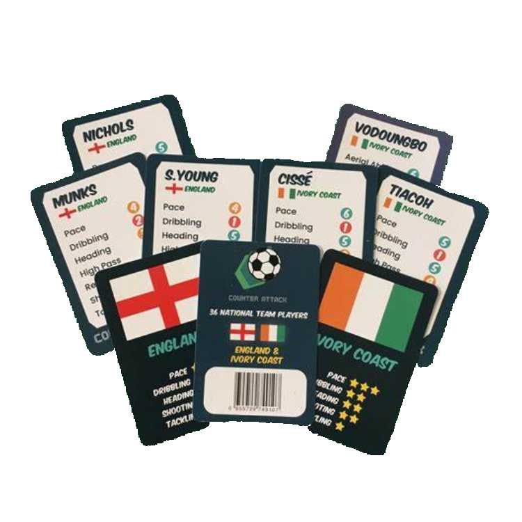 Counter Attack: National Team Cards - England & Ivory Coast