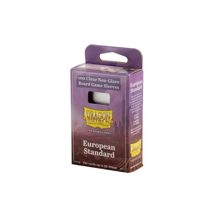 Standard European Sleeves Clear, 59x92 (100ct)