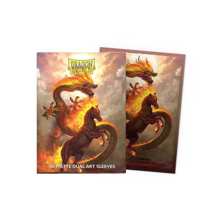 MATTE DUAL Fire Horse 2026, Standard Size (100ct)