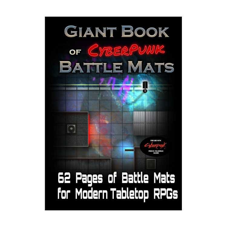 Giant Book Of Cyberpunk Battle Mats
