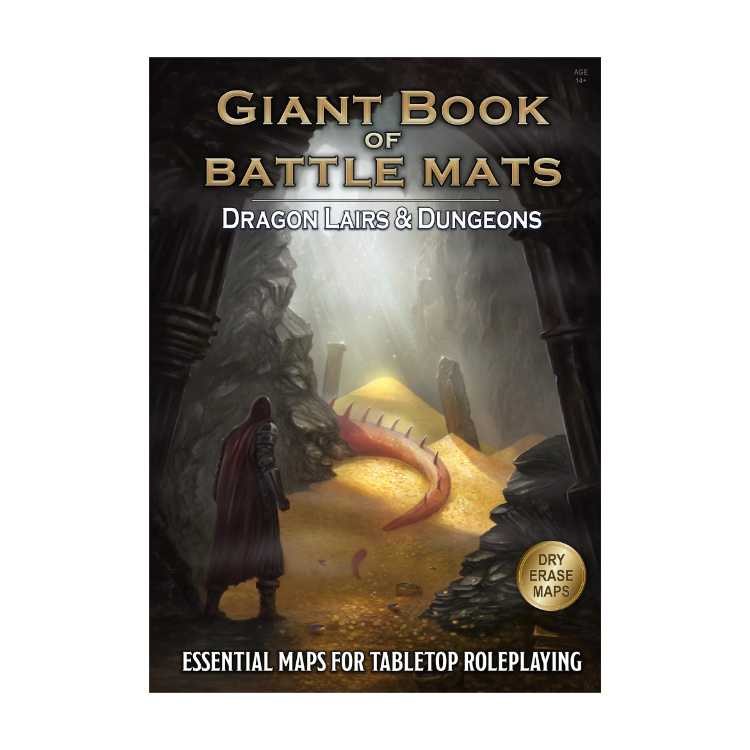 Giant Book of Battle Mats - Dragon Lairs & Dungeons
