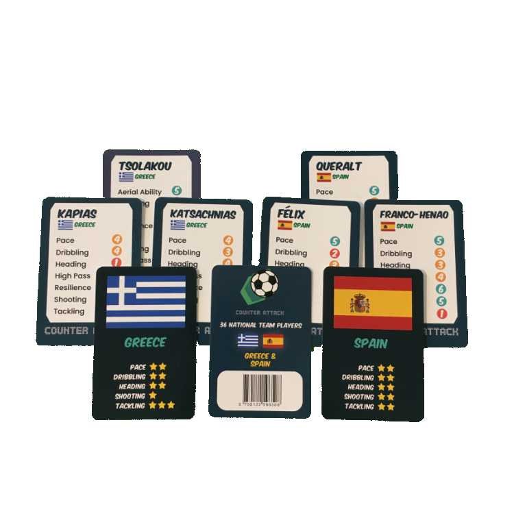 Counter Attack: National Team Cards - Greece & Spain