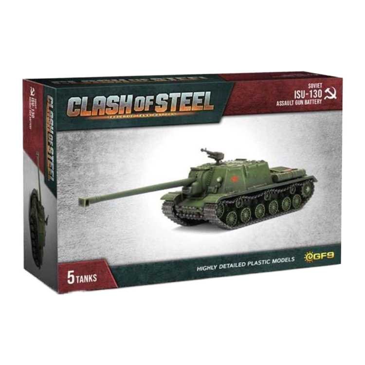 Soviet ISU-130 Assault Gun Battery - 5 Tanks