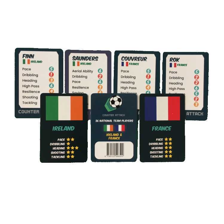 Counter Attack: National Team Cards - Ireland & France
