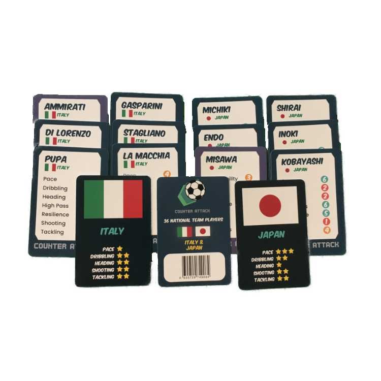 Counter Attack: National Team Cards - Italy & Japan