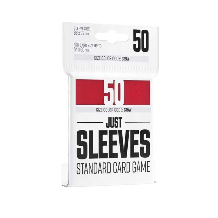 Just Sleeves Red, Standard Size (50ct)