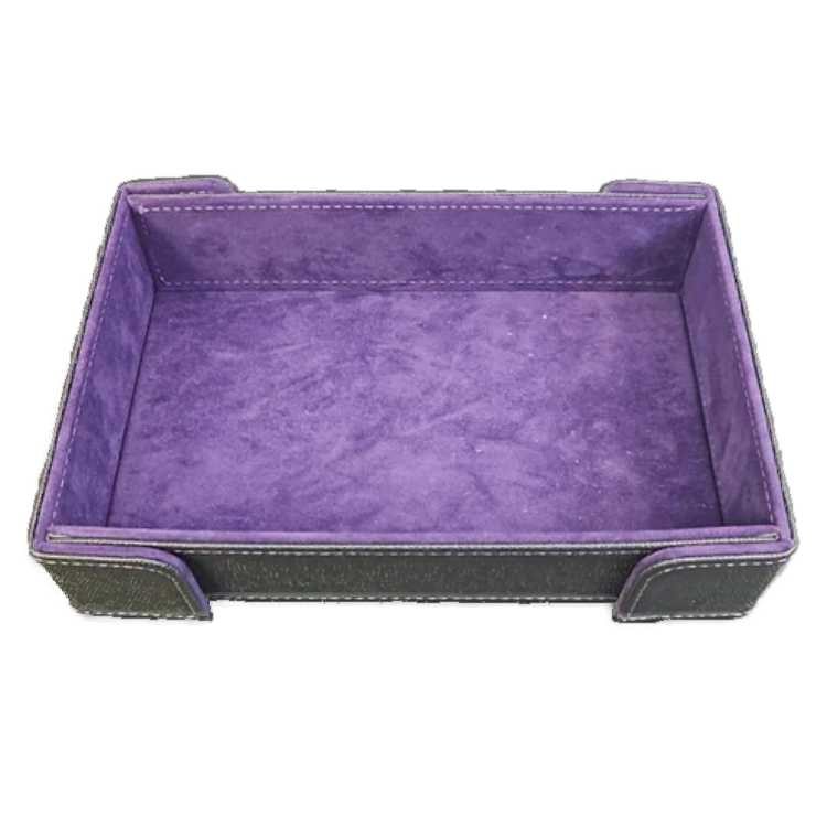 Necromancer Purple Rectangular Magnetic Dice Tray