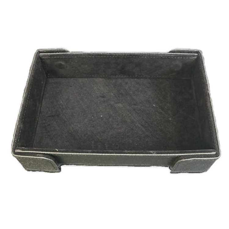 Chaos Black Rectangular Magnetic Dice Tray