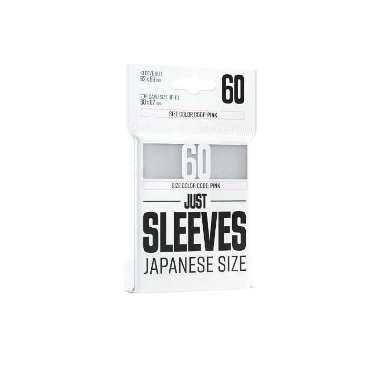 Just Sleeves White, Japanese Size (60ct)